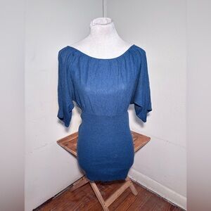 Free People Half Sleeve Boho Sweater